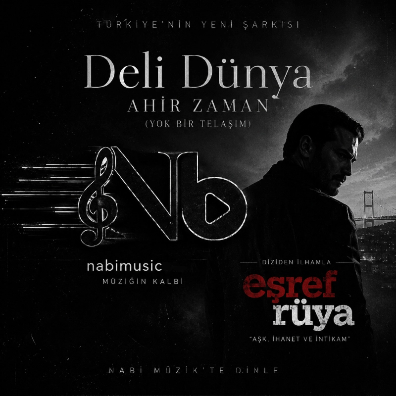 دانلود آهنگ ترکیه‌ای Deli Dünya - Ahir Zaman (Yok Bir Telaşım) سریال اشرف رویا